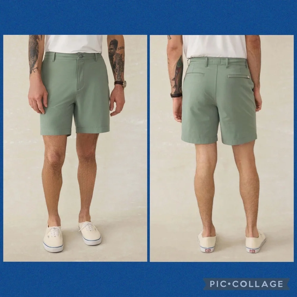 NWT Faherty Men’s All Day Shorts, 9